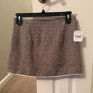 Alter’d state Houndstooth Mini Skirt